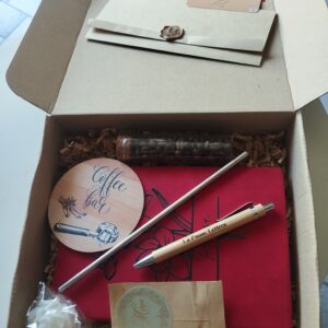 coffret écriture fait main La Pause Lettres avec carnet, lettre et accessoires détente