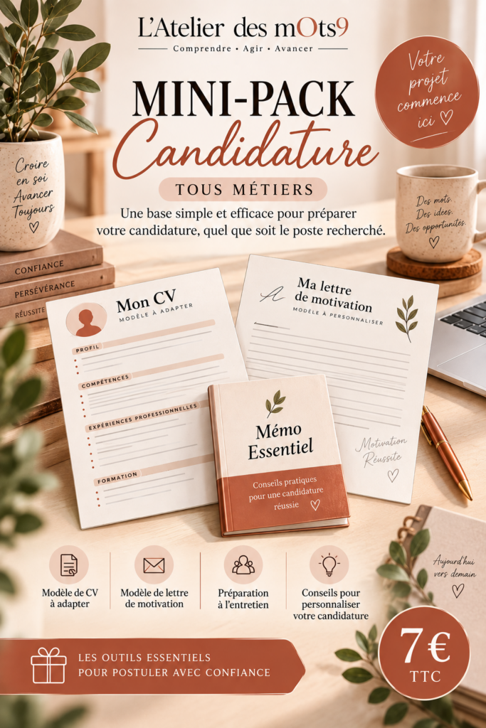Mini‑Pack Candidature – Modèle générique