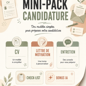 Mini‑Pack Candidature – Modèle générique