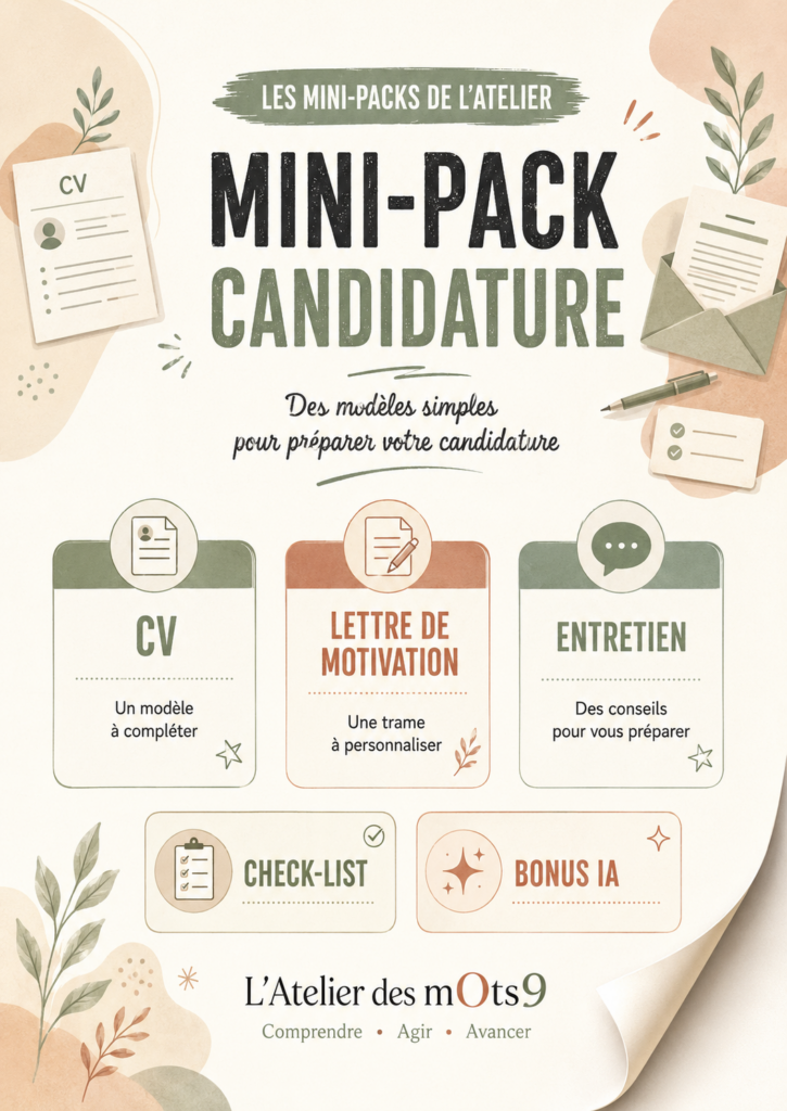 Mini‑Pack Candidature – Modèle générique